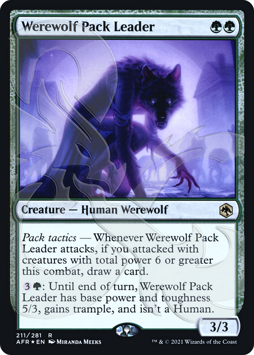 Werewolf Pack Leader (AFR&-211A) - Adventures in the Forgotten Realms Promos Foil