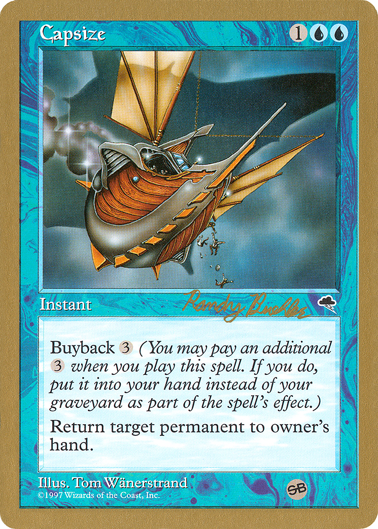 Capsize - 1998 Randy Buehler (TMP) (SB) (WCD-) - World Championship Decks 1998