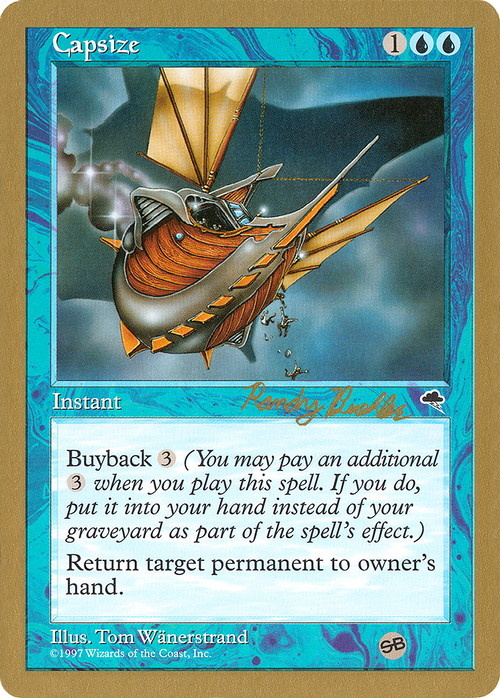 Capsize - 1998 Randy Buehler (TMP) (SB) (WCD-) - World Championship Decks 1998