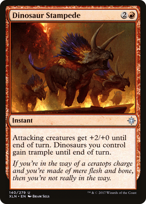 Dinosaur Stampede (XLN-140) - Ixalan