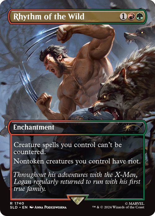 Rhythm of the Wild (SLD-1740) - Secret Lair Drop (Borderless) Foil
