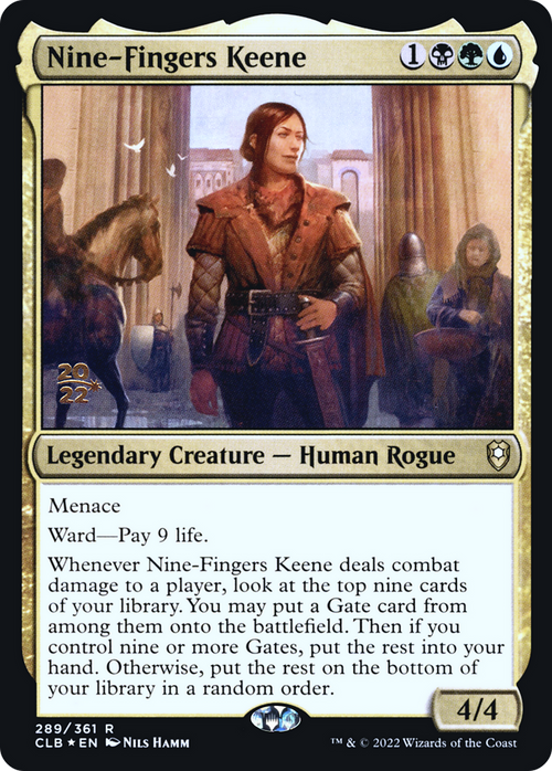 Nine-Fingers Keene (PRE-289) - Battle for Baldur's Gate Promos Foil