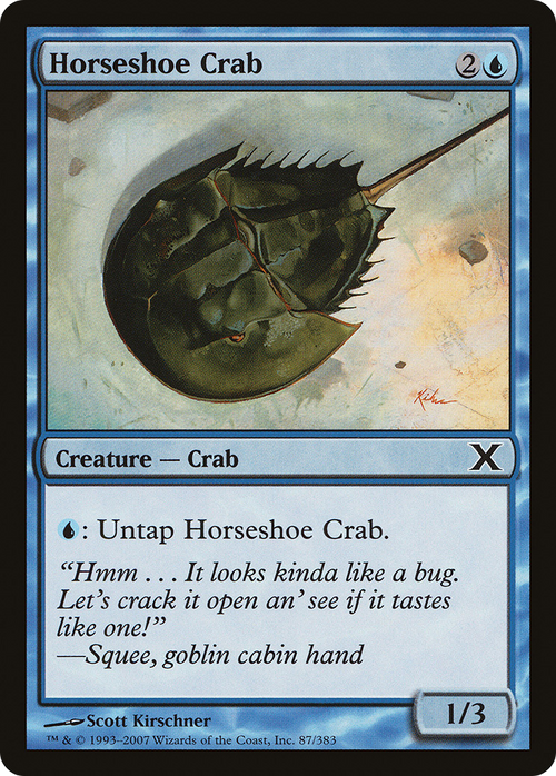 Horseshoe Crab (10E-087) - Tenth Edition Foil