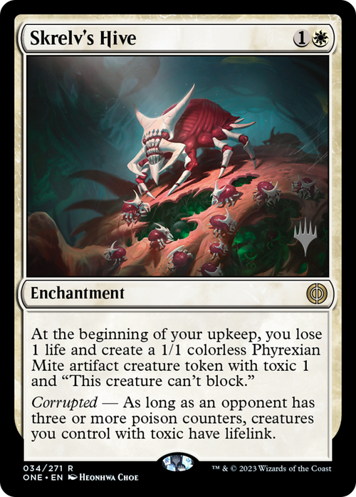 Skrelv's Hive (PPONE-034) - Phyrexia: All Will Be One Promos Foil
