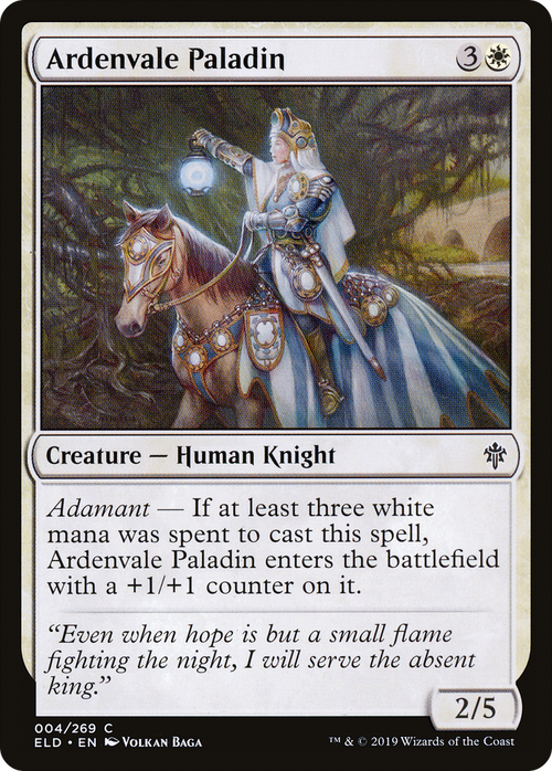 Ardenvale Paladin (ELD-004) - Throne of Eldraine