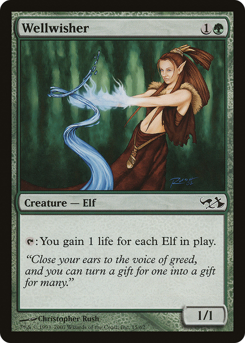 Wellwisher (EVG-015) - Duel Decks: Elves vs. Goblins
