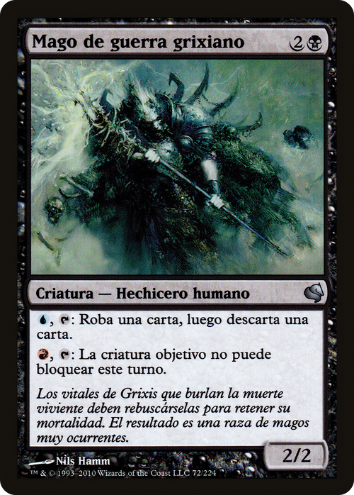 Grixis Battlemage (Spanish) - "Mago de guerra grixiano" (PS11-072) - Salvat 2011