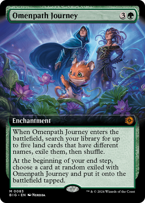 Omenpath Journey (Extended Art) (BIG-083) - The Big Score: (Extended Art) Foil