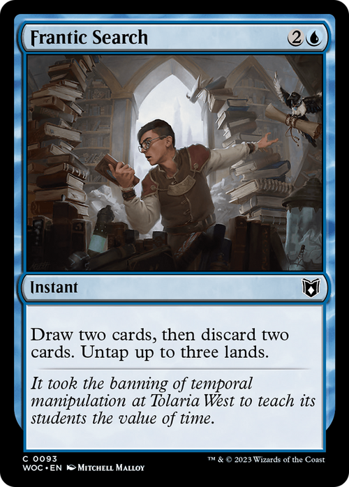 Frantic Search (WOC-093) - Wilds of Eldraine Commander