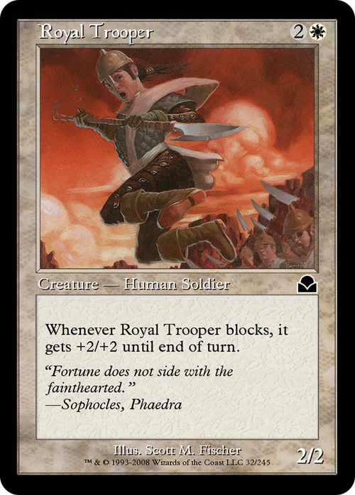 Royal Trooper (ME2-032) - Masters Edition II Foil