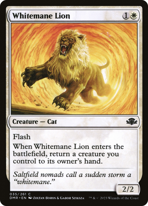Whitemane Lion (DMR-035) - Dominaria Remastered Foil