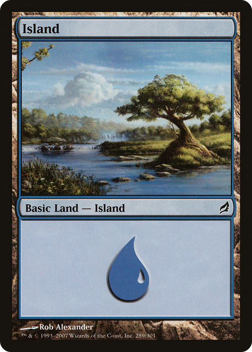 Island (289) (LRW-289) - Lorwyn Foil