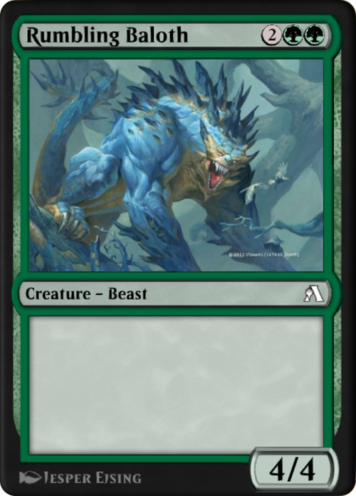 Rumbling Baloth (XANA-047) - Arena New Player Experience Extras