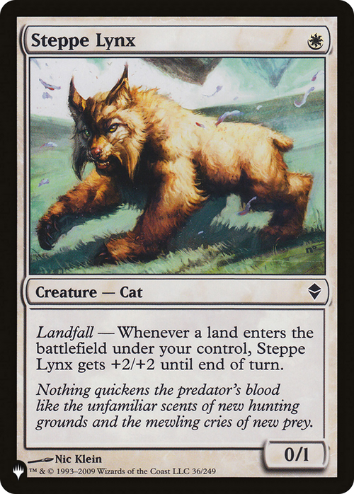 Steppe Lynx (LIST-ZEN-36) - The List