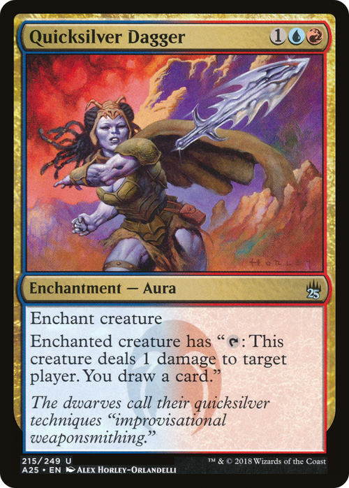 Quicksilver Dagger (A25-215) - Masters 25 Foil