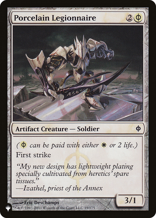 Porcelain Legionnaire (LIST-NPH-19) - The List