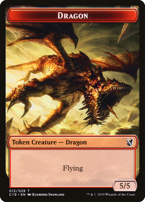 Dragon (TC19-012) - Commander 2019 Tokens