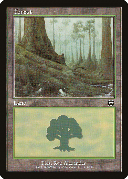 Forest (348) (MMQ-348) - Mercadian Masques