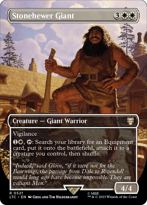 Stonehewer Giant (Borderless) (LTC-521) - Tales of Middle-earth Commander