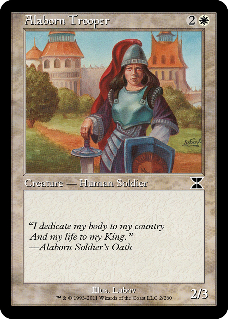 Alaborn Trooper (ME4-002) - Masters Edition IV Foil