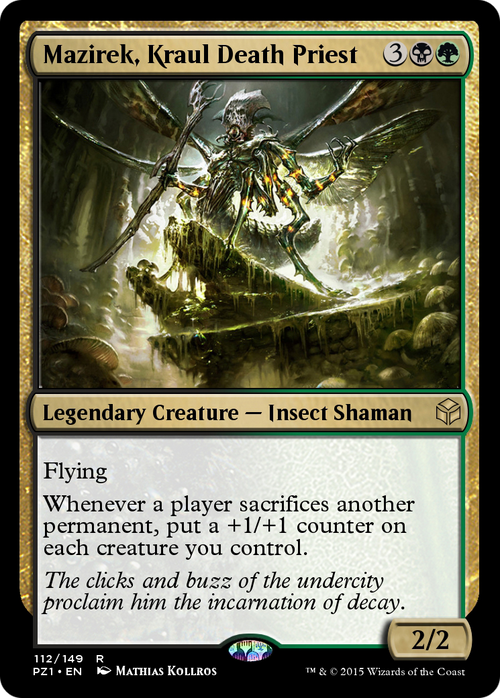 Mazirek, Kraul Death Priest (PZ1-112) - Legendary Cube Prize Pack