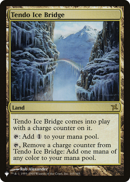 Tendo Ice Bridge (LIST-BOK-165) - The List