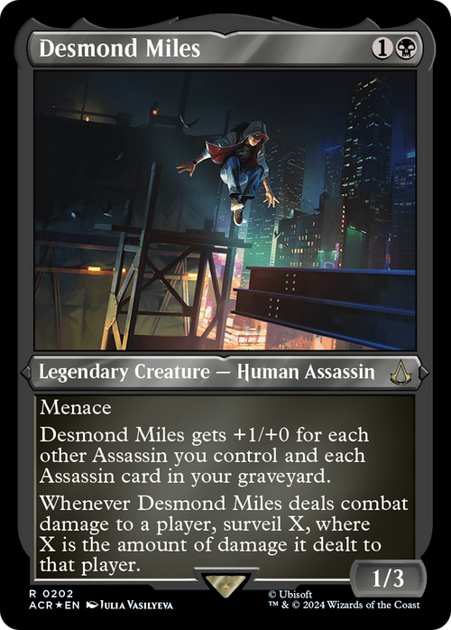 Desmond Miles (Foil Etched) (ACR-202) - Assassin's Creed Foil