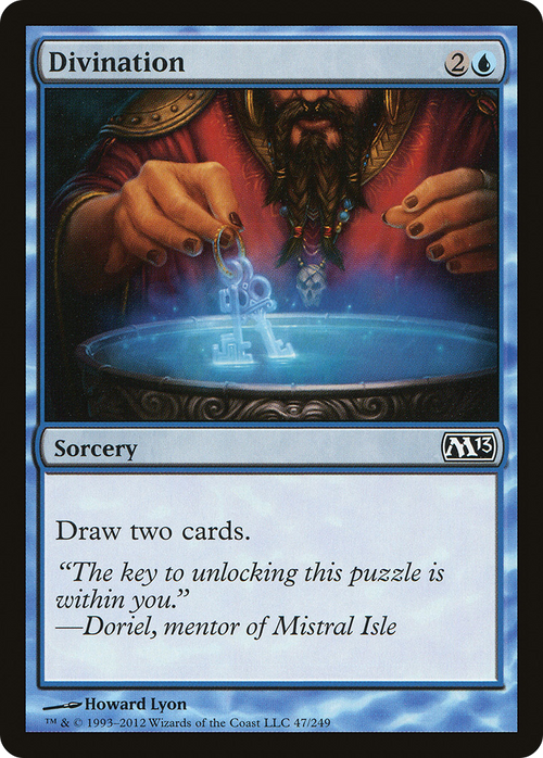 Divination (M13-047) - Magic 2013 Foil