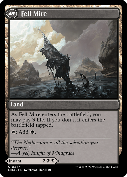 Fell the Profane (MH3-244) - Modern Horizons 3 Foil