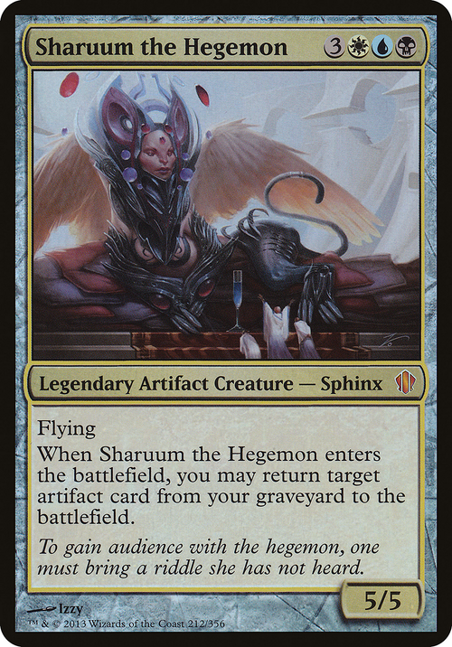 Sharuum the Hegemon (Commander 2013) (OVER-212) - Commander 2013 Oversized Foil