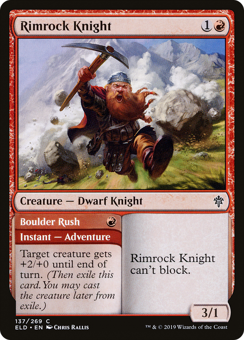 Rimrock Knight (ELD-137) - Throne of Eldraine