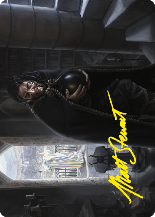 Gríma, Saruman's Footman // Gríma, Saruman's Footman (ALTR-063) - Tales of Middle-earth Art Series (Borderless) Foil