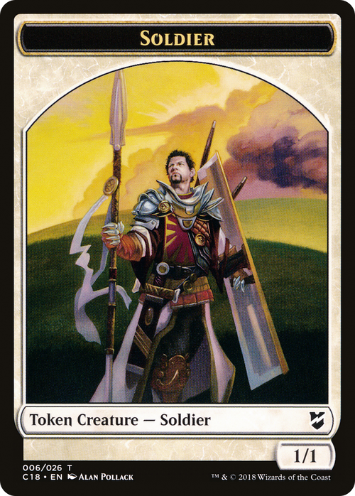 Soldier (TC18-006) - Commander 2018 Tokens