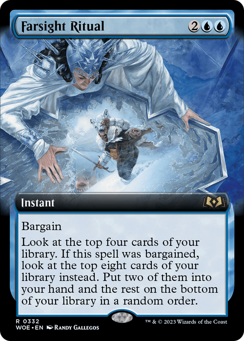 Farsight Ritual (Extended Art) (WOE-332) - Wilds of Eldraine: (Extended Art)