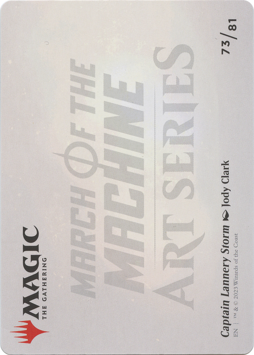 Captain Lannery Storm // Captain Lannery Storm (AMOM-073) - March of the Machine Art Series (Borderless)