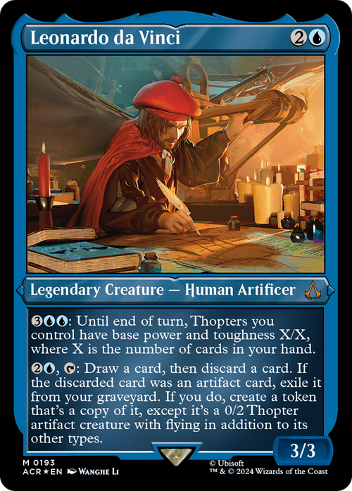 Leonardo da Vinci (Foil Etched) (ACR-193) - Assassin's Creed Foil
