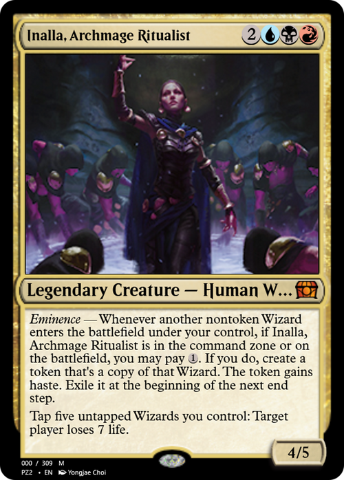 Inalla, Archmage Ritualist (PZ2-65737) - Treasure Chest Foil