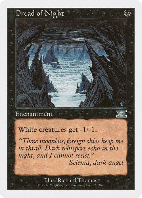Dread of Night (6ED-122) - Classic Sixth Edition