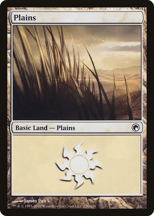 Plains (230) (SOM-230) - Scars of Mirrodin Foil