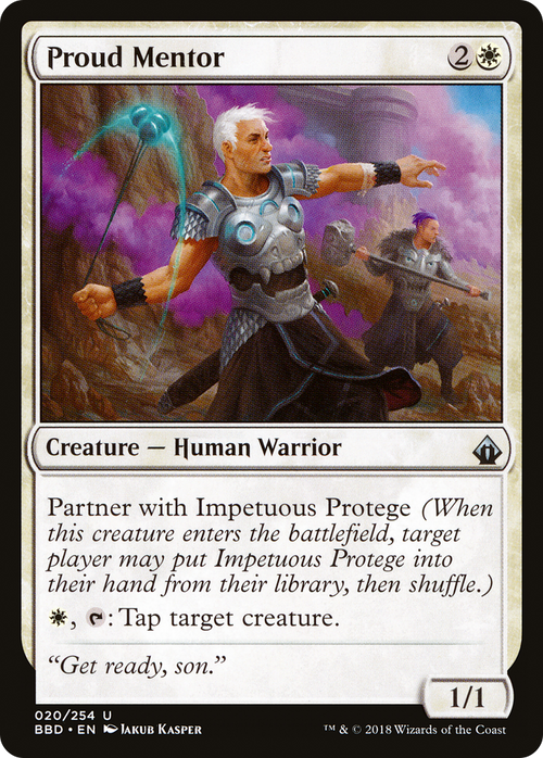 Proud Mentor (BBD-020) - Battlebond Foil