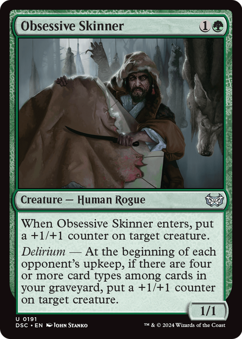 Obsessive Skinner (DSC-191) - Duskmourn: House of Horror Commander