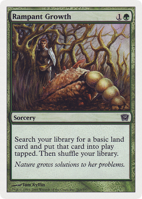 Rampant Growth (9ED-263) - 9th Edition Foil