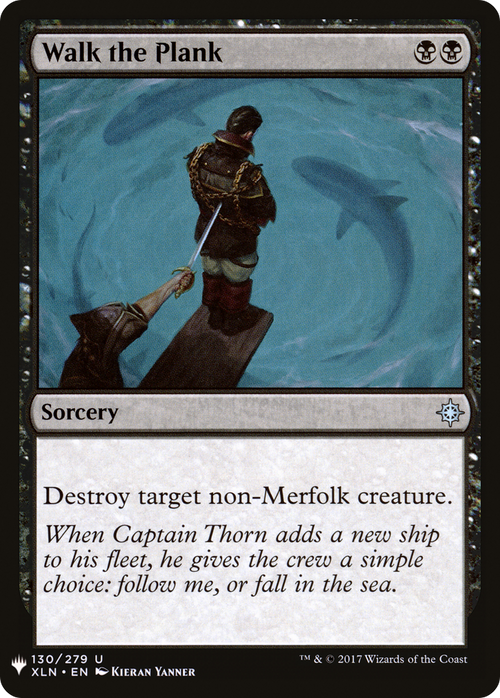 Walk the Plank (LIST-XLN-130) - The List
