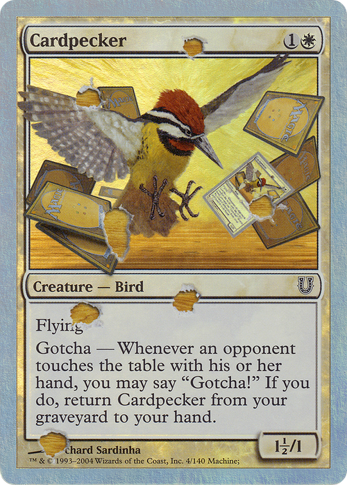 Cardpecker (Alternate Foil) (UNH-04★) - Unhinged Foil