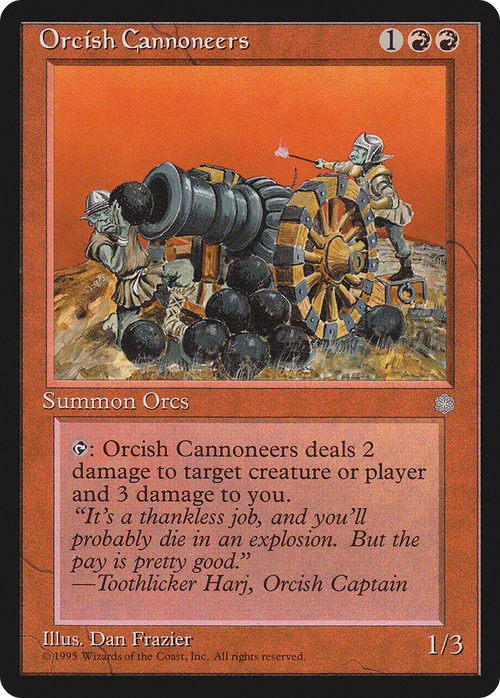 Orcish Cannoneers (ICE-) - Ice Age