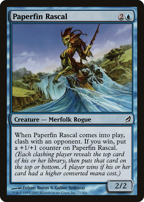 Paperfin Rascal (LRW-077) - Lorwyn Foil