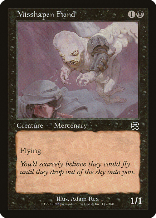 Misshapen Fiend (MMQ-147) - Mercadian Masques
