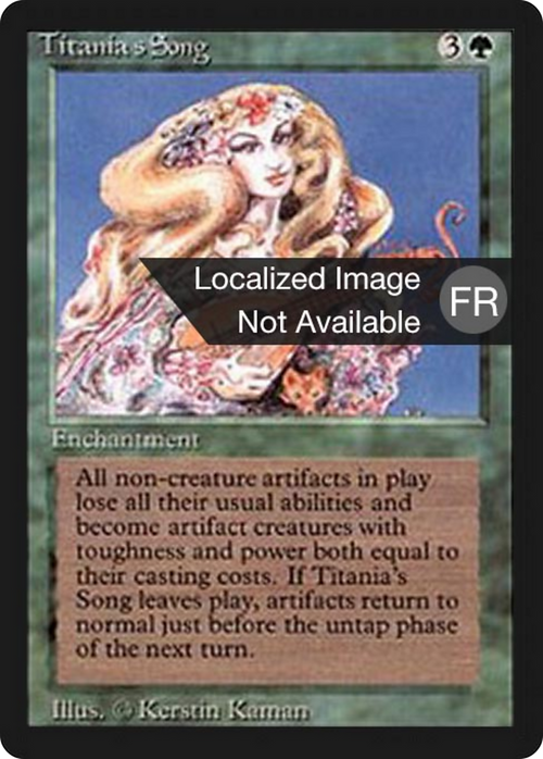 Titania's Song (FBB-) - Foreign Black Border