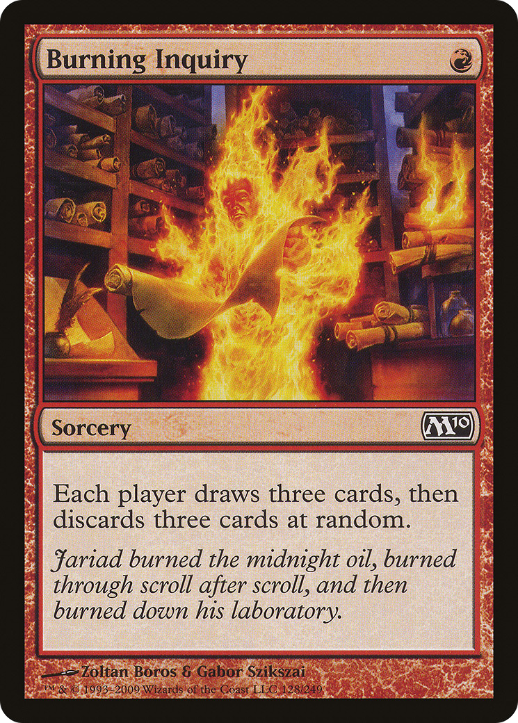 Burning Inquiry (M10-128) - Magic 2010