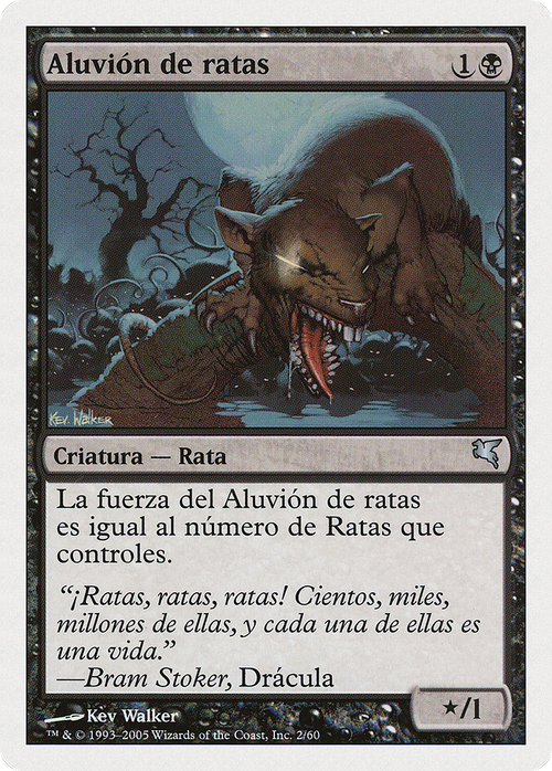 Swarm of Rats (Spanish) - "Aluvion de ratas" (A2) (PSAL-0A2) - Salvat 2005